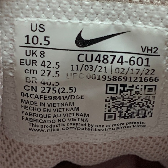 Nike RYZ 365 2 Pink Foam Running Shoes CU4874-601 Women’s Sz 10.5 - Picture 5 of 10